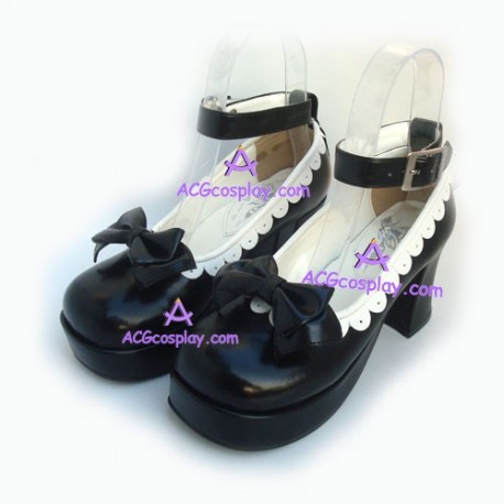 Lolita shoes girl shoes fashion shoes style 98121B black