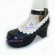 Lolita shoes girl shoes fashion shoes style 98121B black