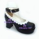 Lolita shoes girl shoes fashion shoes style 98121B black