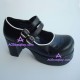 Lolita shoes girl shoes fashion shoes style 9815 black