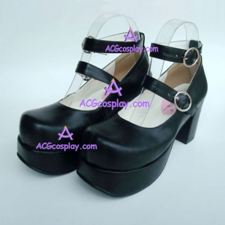 Lolita shoes girl shoes fashion shoes style 9817 black