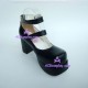 Lolita shoes girl shoes fashion shoes style 9817 black