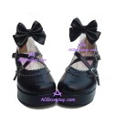 Lolita shoes girl shoes fashion shoes style 9819A black