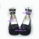 Lolita shoes girl shoes fashion shoes style 9860A black