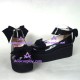 Lolita shoes girl shoes fashion shoes style 9860B black