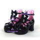 Lolita shoes girl shoes fashion shoes style 9870 black