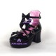 Lolita shoes girl shoes fashion shoes style 9870 black