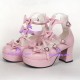 Lolita shoes girl shoes fashion shoes style 9870 pink