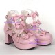 Lolita shoes girl shoes fashion shoes style 9870 pink