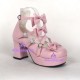 Lolita shoes girl shoes fashion shoes style 9870 pink