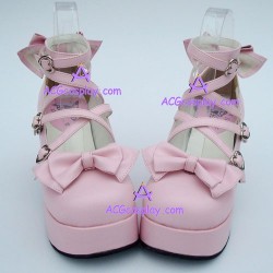 Lolita shoes girl shoes general shoes high heel style 9803 pink