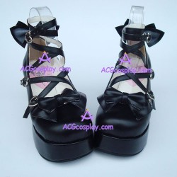 Lolita shoes girl shoes general shoes high heel style 9803A black