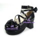 Lolita shoes girl shoes general shoes style 9803C black