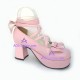 Lolita shoes girl shoes general shoes style 9803C pink