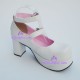 Lolita shoes girl shoes high heel style 9817 white