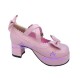 Lolita shoes girl shoes high heel style 9829E pink