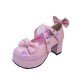 Lolita shoes girl shoes high heel style 9829E pink