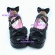 Lolita shoes girl shoes high heel style 9829F black