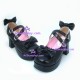 Lolita shoes girl shoes high heel style 9829F black