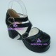 Lolita shoes girl shoes lady shoes style 9816 black