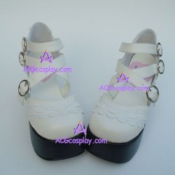 Lolita shoes girl shoes lady shoes style 9816 white