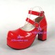 Lolita shoes girl shoes lady shoes style 9817 red