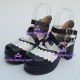 Lolita shoes girl shoes lady shoes style 9861 black and white