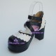 Lolita shoes girl shoes lady shoes style 9861 black and white