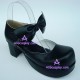 Lolita shoes girl shoes medium heel style 9811B  black