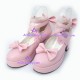 Lolita shoes girl shoes medium heel style 9872 pink