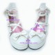 Lolita shoes girl shoes princess shoes high heel style 9876 white