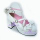 Lolita shoes girl shoes princess shoes high heel style 9876 white