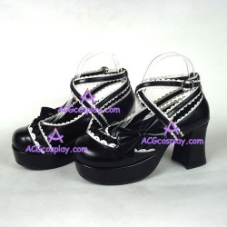 Lolita shoes girl shoes princess shoes style 9802 black