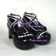 Lolita shoes girl shoes princess shoes style 9802 black