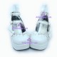 Lolita shoes girl shoes princess shoes style 9802 white