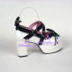 Lolita shoes girl shoes princess shoes style 9829 white and black