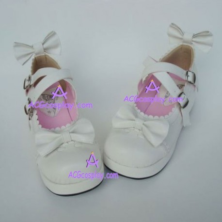 Lolita shoes girl shoes princess shoes style 9829A white