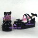 Lolita shoes girl shoes princess shoes style 9829D black and white