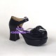 Lolita shoes girl shoes sandals style 9811P  black