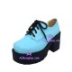 Lolita shoes girl shoes sawtooth sole style 9618 blue