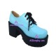 Lolita shoes girl shoes sawtooth sole style 9618 blue