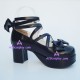 Lolita shoes girl shoes style  9803B black