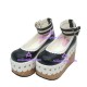 Lolita shoes girl shoes style 9801 black and white