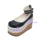 Lolita shoes girl shoes style 9801 black and white