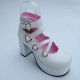 Lolita shoes girl shoes style 9805A white