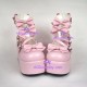 Lolita shoes girl shoes thick sole style 9870B pink