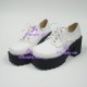 Lolita shoes gril shoes sawtooth sole style 9618 white