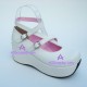 Lolita shoes princess shoes girl shoes style 9810A white