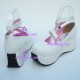 Lolita shoes princess shoes girl shoes style 9810A white