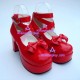 Lolita shoes princess shoes style 9812 red